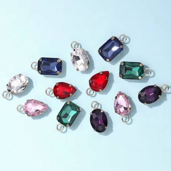 🎁Unwritten Multicolor Interchangable Drop Earrings Set - Picture 3 of 6